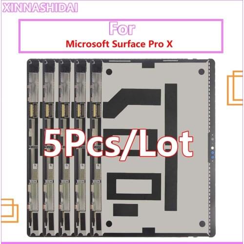 5PCS/LCD Display For Microsoft Surface Pro X 1876 LCD Touch Screen Digitizer Assembly M1042400 For Surface Pro X LCD