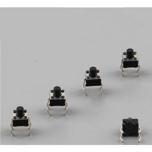 50pcs Copper foot pin touch switch button switch 4.5*4.5 four feet pin TS-C016