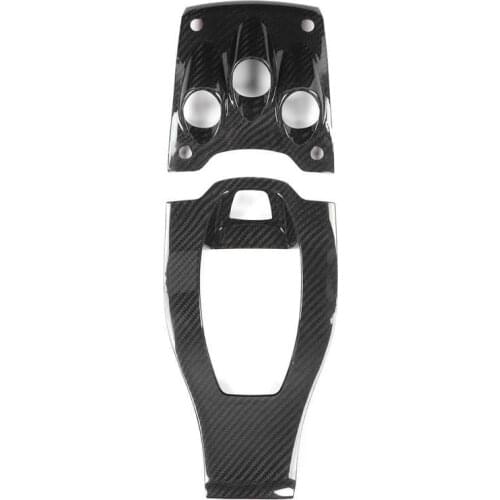 Central Control Gear Shift Panel Trim Real Carbon Fiber Fit for Ferrari 458 2011-2016