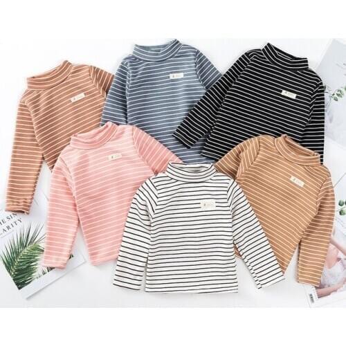 2020 Toddler Boys Girls Sweatshirts Warm Autumn Winter Coat Sweater Baby Long Sleeve Outfit Tracksuit Kids Shirt Cheap Clothes