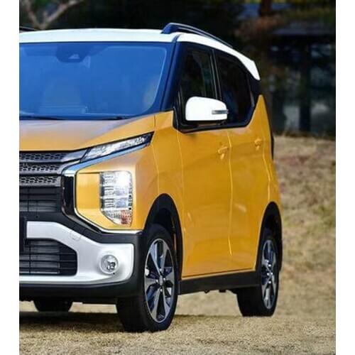 For Mitsubishi ek x /Ek cross 2020 2021 Chromed Side Door Rearview Mirror Cover Trims Car Exterior Accessories Car-styling