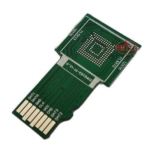 EMMC/emcp221 Pinboard Mobile phone library DIY Adapter card EMMC153/169 to TF/EMMC to SD