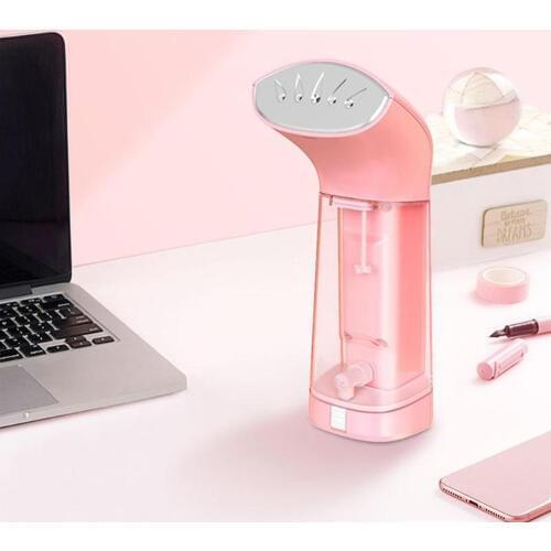 Ironing Board Pink /Black Handheld Fabric Steamer Automatic Steam Iron Brushes For Ironing Clothes 120ml Women Ironing Board EU