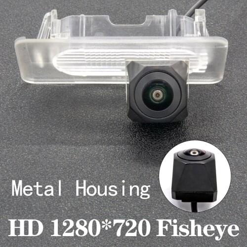 HD 1280*720 Fisheye Metal Housing Car Reversing Rear View Camera For Toyota Corolla Sedan Eleventh Generation 2014 to 2018