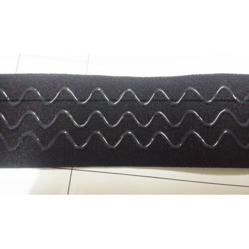 NEW 3 waves 3*3mm 200M thicken silicone elastic gripper for sewing diy hand made knee wrist protectors width 4cm thick>2mm