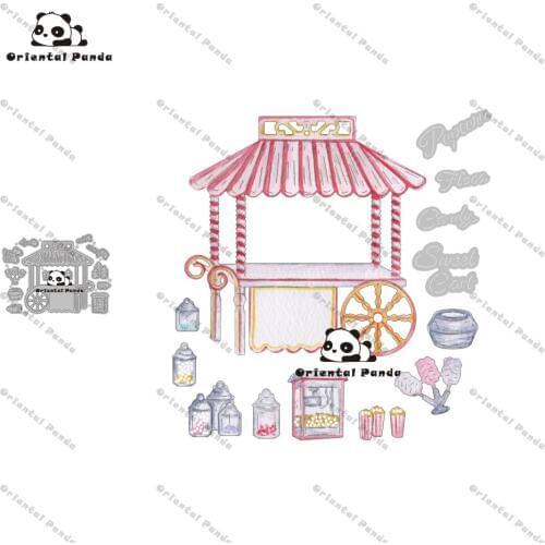 New Dies 2020 Mobile snack bar Metal Cutting Dies diy Dies photo album cutting dies Scrapbooking Stencil Die Cuts stamps and die