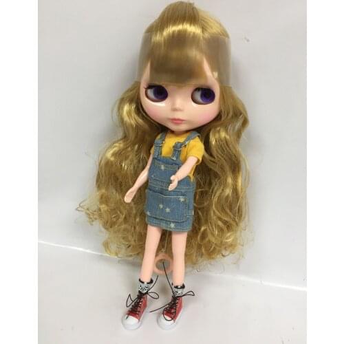 Nude blyth Doll blaond hair Factory doll Suitable For DIY 20170808 HH