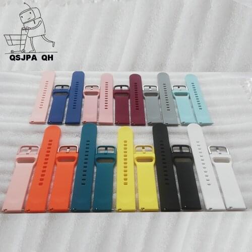 Active2 20mm Watch Strap Band For Samsung Galaxy Watch Active 2 40mm 44mm Watchbands Wristband Silicone Sport bracelet