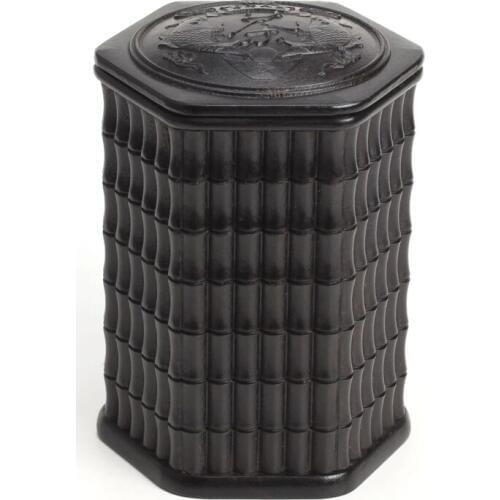 Wood carving crafts mahogany red sandalwood ebony wood tea tea Home Furnishing ornaments hexagonal cylinder