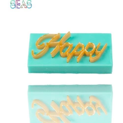 Silicone Molds Happy Baking Pastry Tools Accessories Silicone Molds Candy Bar Bake Mold Kitchen Baking Tools