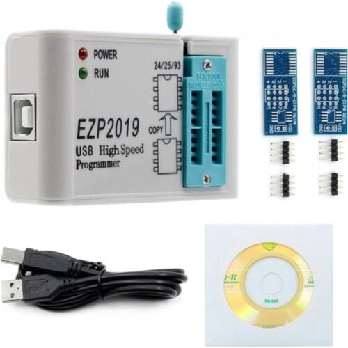 High Speed USB Programmer EZP2019 with Sockets Support 24 25 26 93 EEPROM 25 flash bios chip Support WIN7&WIN8 EZP2013 EZP2010