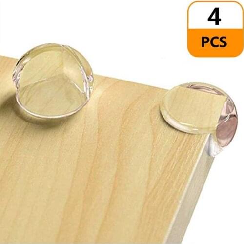 4Pcs/Set Corner Protector Baby Child Safety Table Corner Protector Silicone Guards Anti-Collision Angle Edge Protection Cover