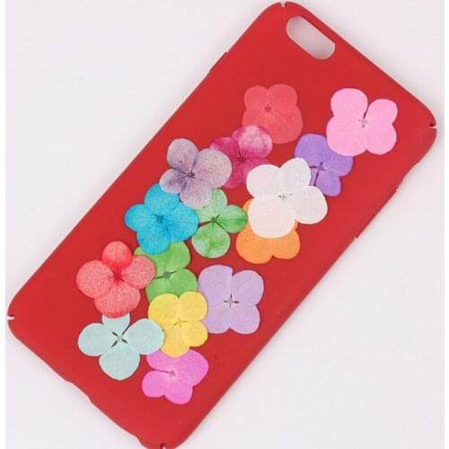 12pcs/bag Hydrangea dried flower pressed flower Epoxy necklace jewelry pressed flower phone case material