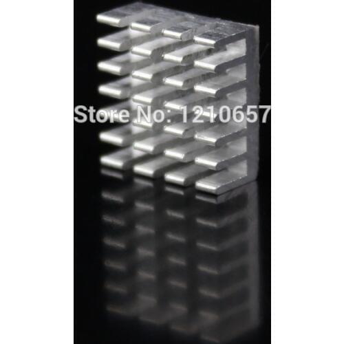 200 pieces LOT Aluminum CPU Card Cooling Cooler Heat Sink Heatsink 14x14x6mm