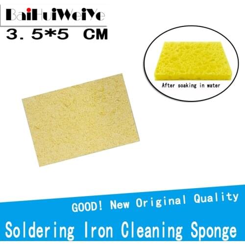 Cleaning Welding Accessories Cleaning Sponge Cleaner for Enduring Electric Welding Soldering Heatstable Thick Soldering Iron