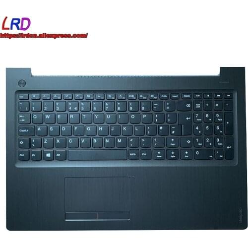 UK English Keyboard with Shell C Cover Palmrest Upper Case for Lenovo Ideapad 510-15 310-15 ABR IAP IKB ISK Laptop 5CB0L81528