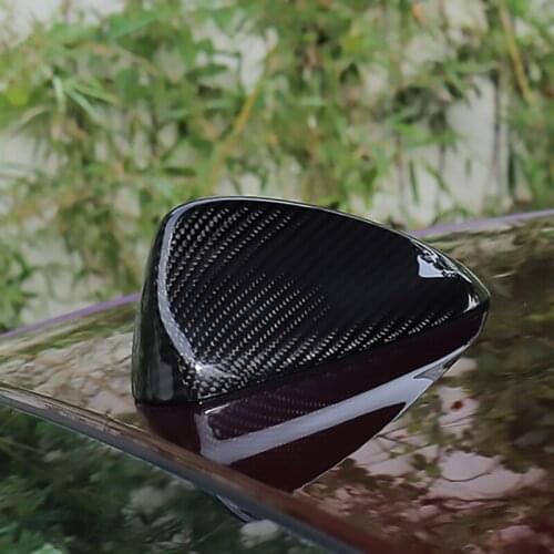 Car shark fin carbon fiber antenna is suitable for Alfa Romeo Julia Stelvio modified exterior decoration protective cover
