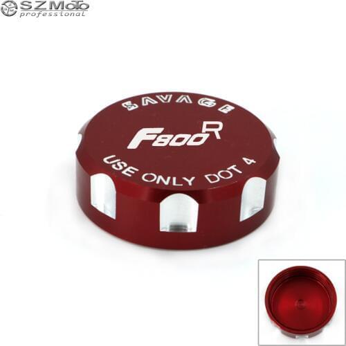 For BMW F800R F 800R F800 2009-2018 2017 Aluminum Motorcycle Accessories Rear Brake Master Cylinder Fluid Reservoir Cover CNC