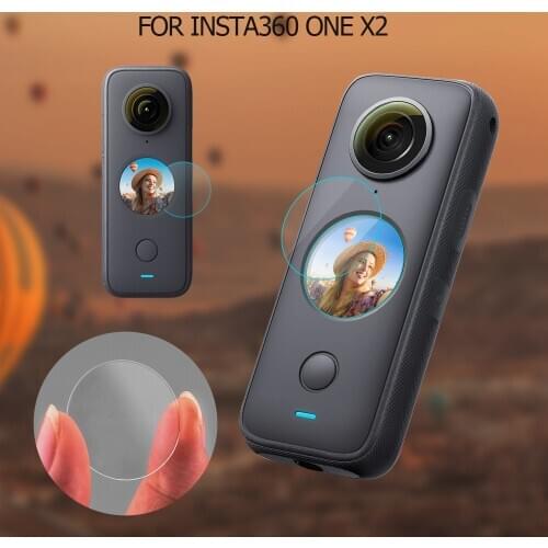 For Insta360 One X2 Camera Tempered Glass Protective Film Screen Protector HD Film Scratch Resistant Sports Camera Accessories