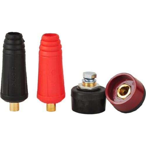 Europe Welder Quick Fitting Male Cable Connector Socket DKJ 10-25 50-70 Adaptor
