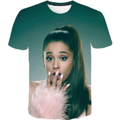 Ariana Grande Graphic T Shirt For Men Tee Camisetas Tops Ropa Hombre Streetwear Clothing Camisa Masculina Koszulki Chemise Homme