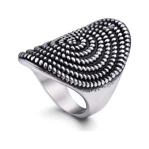 Hot sale stainless steel jewelry classic love heart and soul heart ring