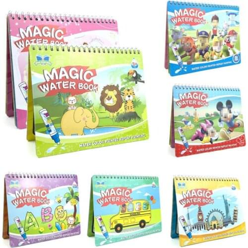 Childrens Magic graffiti water painting picture book graffiti book early educational toys for children 3 years art for kids