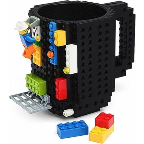 350ml Creative Milk Mug Coffee Cup Creative Build-on Brick Mug Cups Drinking Water Holder for LEGO Building Blocks Design34