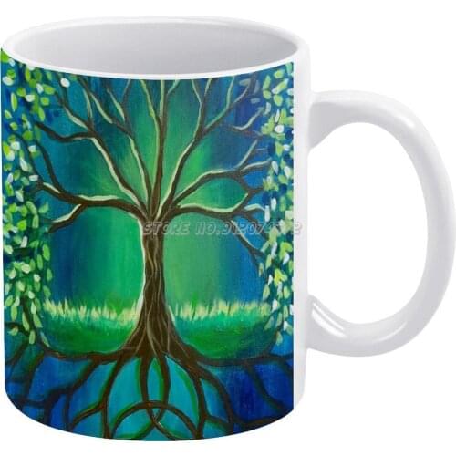 Mother Nature With Art Coffee Mugs Ceramic Personalized Mugs 11 Oz White Mug Tea Milk Cup Drinkware Travel Mug S Day S Irish Ire