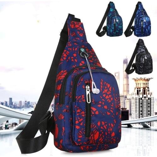 Fashion Geometric Patterns chest bag Casual Universal Multifunction Travel Shopping Crossbody Bag All-match Storage Shoulder Bag