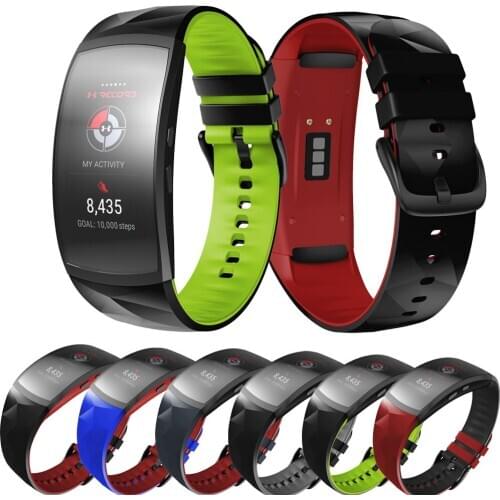 Fashion Replacement Wristband For Samsung Gear Fit 2 Pro Band Luxury Silicone Watchband For Samsung Fit2 SM-R360 Strap Anti-lost
