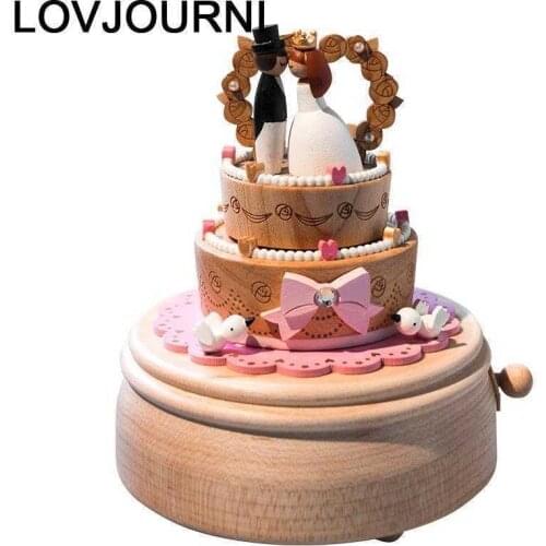 Musically Typewriter Carrusel Muziek Musicale Musical Madera Note Wood caja De Musica Boite A Musique Carousel Music Box