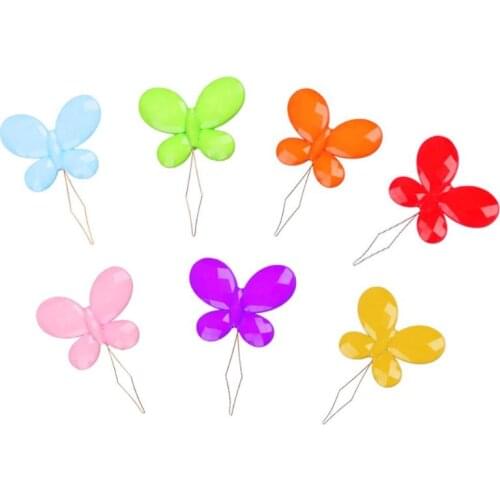 10PCS Butterfly Needle Threader Thread Needle Device Plastic Wire Stitch Insert Craft Tool Sewing Machines Supplies 3.6 x 2.5 cm