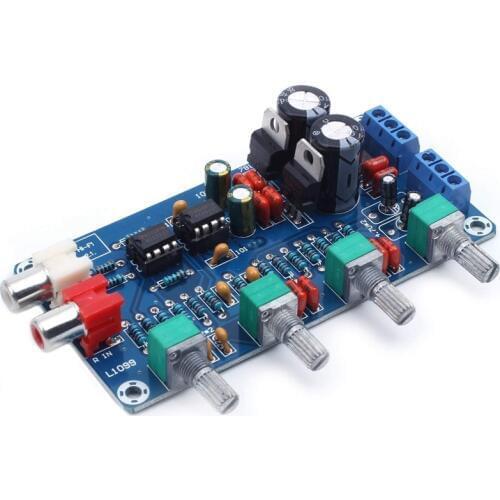 Promotion--NE5532 OP-AMP HIFI Amplifier Volume Tone EQ Control Board DIY Kits