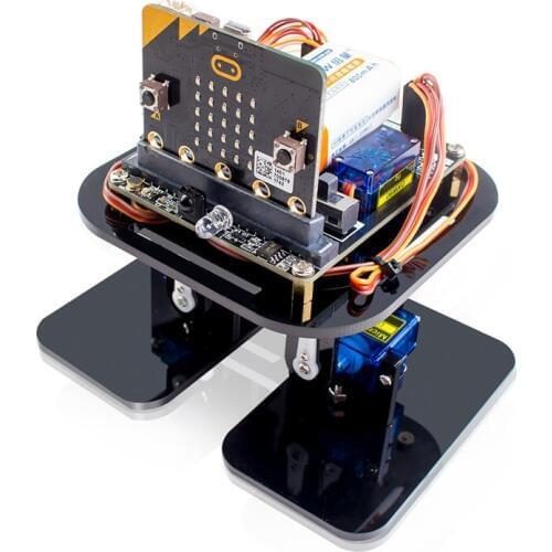 SunFounder sloth:bit APP Programming Robotics Learning Kit with BBC Micro:bit Controller obstacle Avoidance Sensor