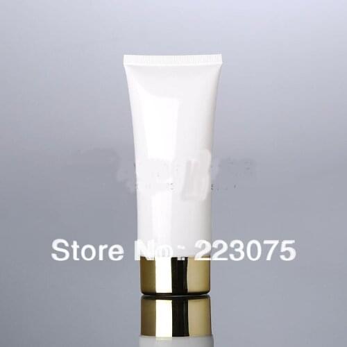 100ml white soft mildy wash butter handcream tube Empty Container Travel Foam Tube 200pcs/lot