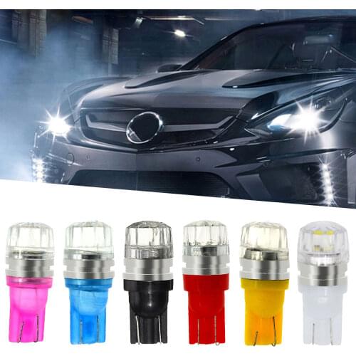 10X T10 194 W5w Blue Red White Car License Plate Led Parking Bulb Auto Led Wedge Light Turn Signal Lamp Tail Light Backup Bulb