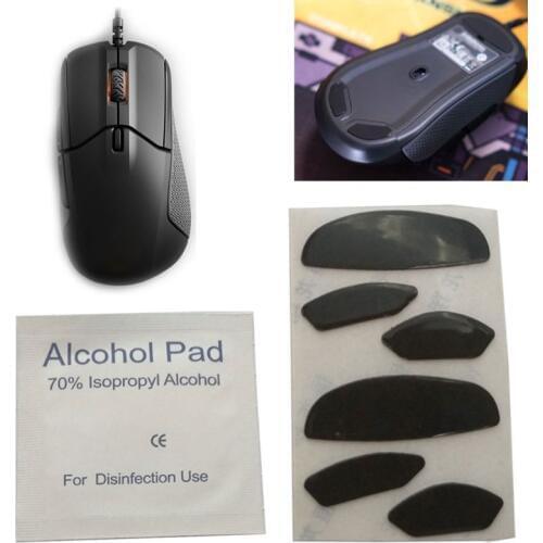 2Pcs 0.6mm Thickness Replace Mouse Feet Mouse Skates For SteelSeries Rival 310 Mouse