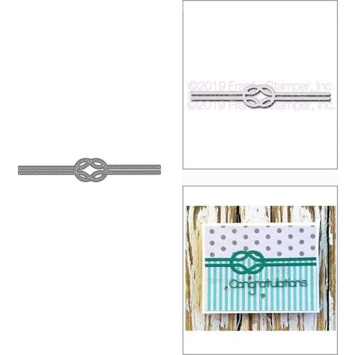 2021 New Nautical Square Knot Metal Cutting Dies for DIY Scrapbooking Decoration and Card Making Paper Craft Embossing No Stamps