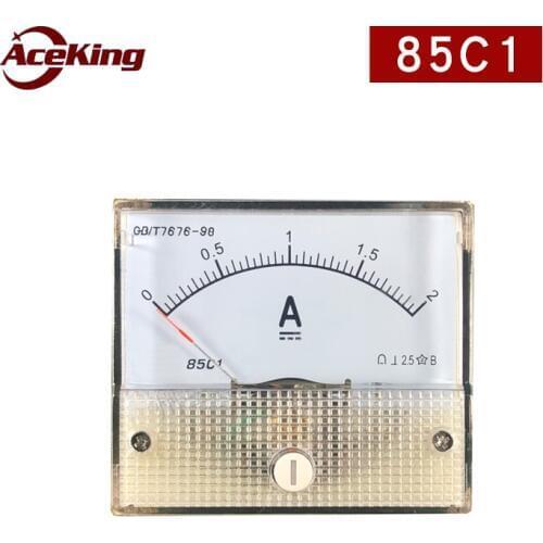 85C1 direct current ammeter mechanical meter direct current analog meter head 50 100 200 500MA 1A 2A 5A 10A 20A