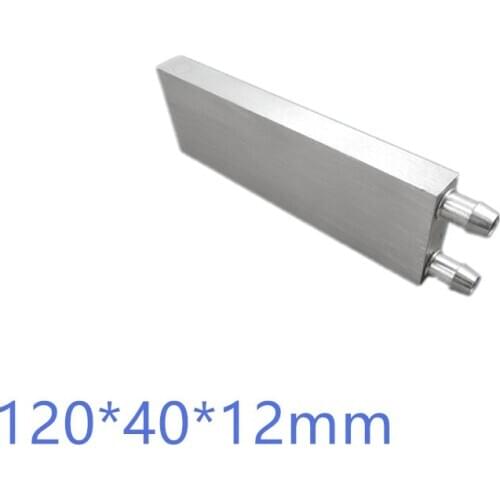 M type Flow channel Aluminum CPU Water Cooling Block Liquid Cooler 120*40*12mm