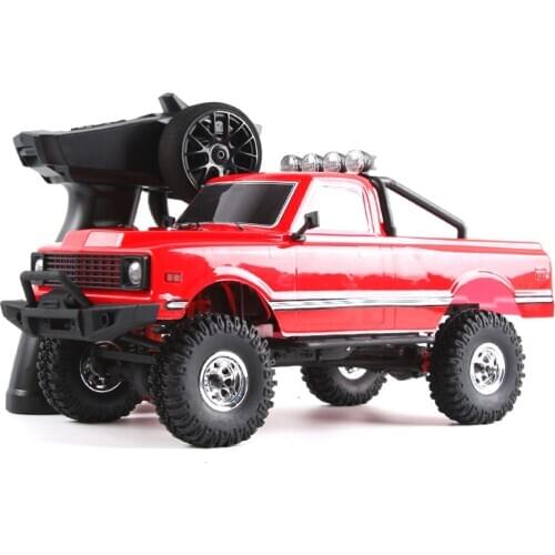 D1RC 1/18 Mini RC Rock Crawler Off-Road Vehicle Model Pickup Truck Boys Birthday Gifts Drop Shipping - Red / Blue R Version