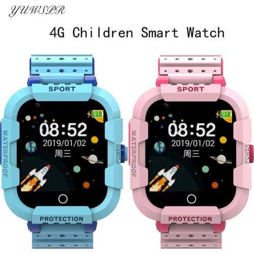 4G Children Smart Watch Face Recognition IP67 Waterproof Remote Shutdown GPS LBS WIFI Tracker Smartwatch SOS Phone Watch DF75