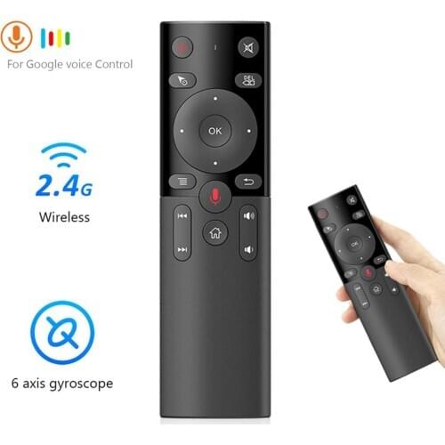 H17 Voice Remote Control 2.4G Wireless Air Mouse with IR Learning Microphone Gyroscope for Android TV Box Mini PCPK G20 G30 MT1