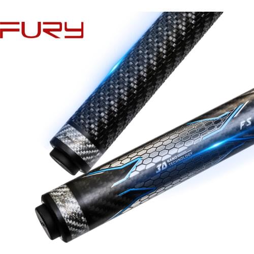 Offical Fury Billiard Cue Pool Cue FS-CFX-N/P Professional Carbon Fiber Tecnologia 12.8mm Tip Play Cue Billard Pool Stick Kit