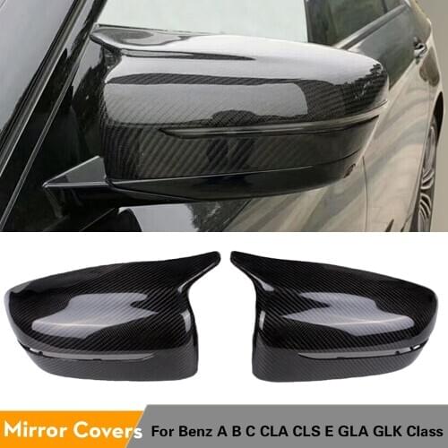 Carbon Fiber Rearview Mirror Covers Caps for BMW 5 Series G30 G31 7 Series G11 G12 Sedan 2017-2019 Car Side Mirror Caps Covers