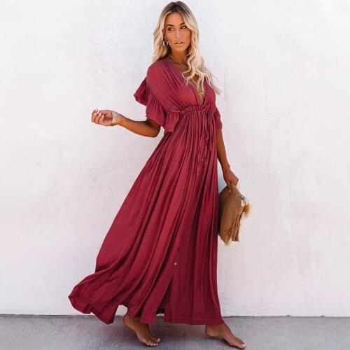 Red Summer Dresses MKVO China