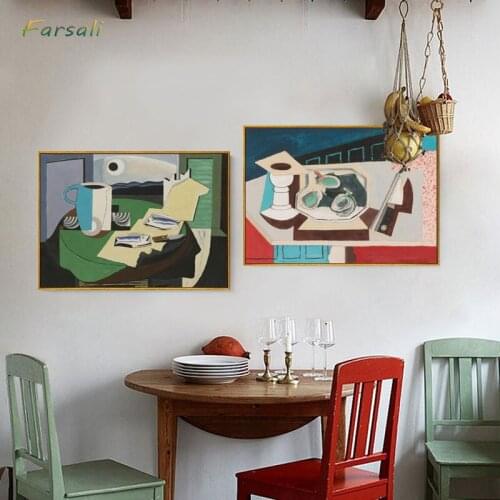 Wall Art Canvas Painting Home Decoration Vintage Multicolored Abstract Geomotric Picture Prints Nordic Posters Modern Living Roo