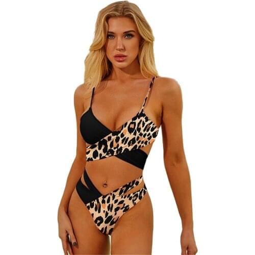 New Beachwear Female High Waist Sexy Bikinis Swimsuits Women Push Up Swimwear Ribbed Strap Bathing Suit Biquini Brazilian Bikini