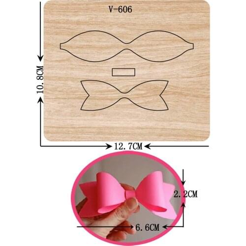 New bow wooden dies cutting dies for scrapbooking /Multiple sizes /V-606